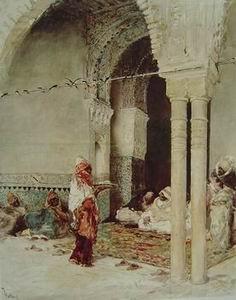 Arab or Arabic people and life. Orientalism oil paintings 220